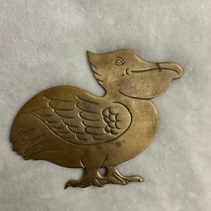 Vintage brass trivet